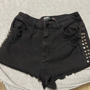 Urban Outfitters BDG High Rise Cheeky Studded Shorts
